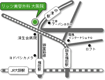 大阪院周辺マップ